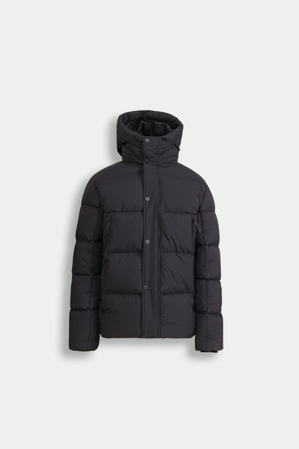 Quilted Puffer Jacket With Hood