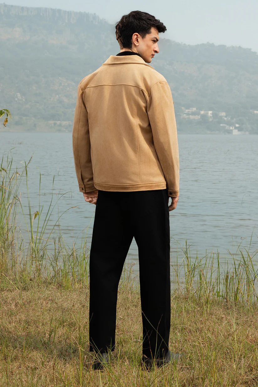 Faux Suede Jacket - s2