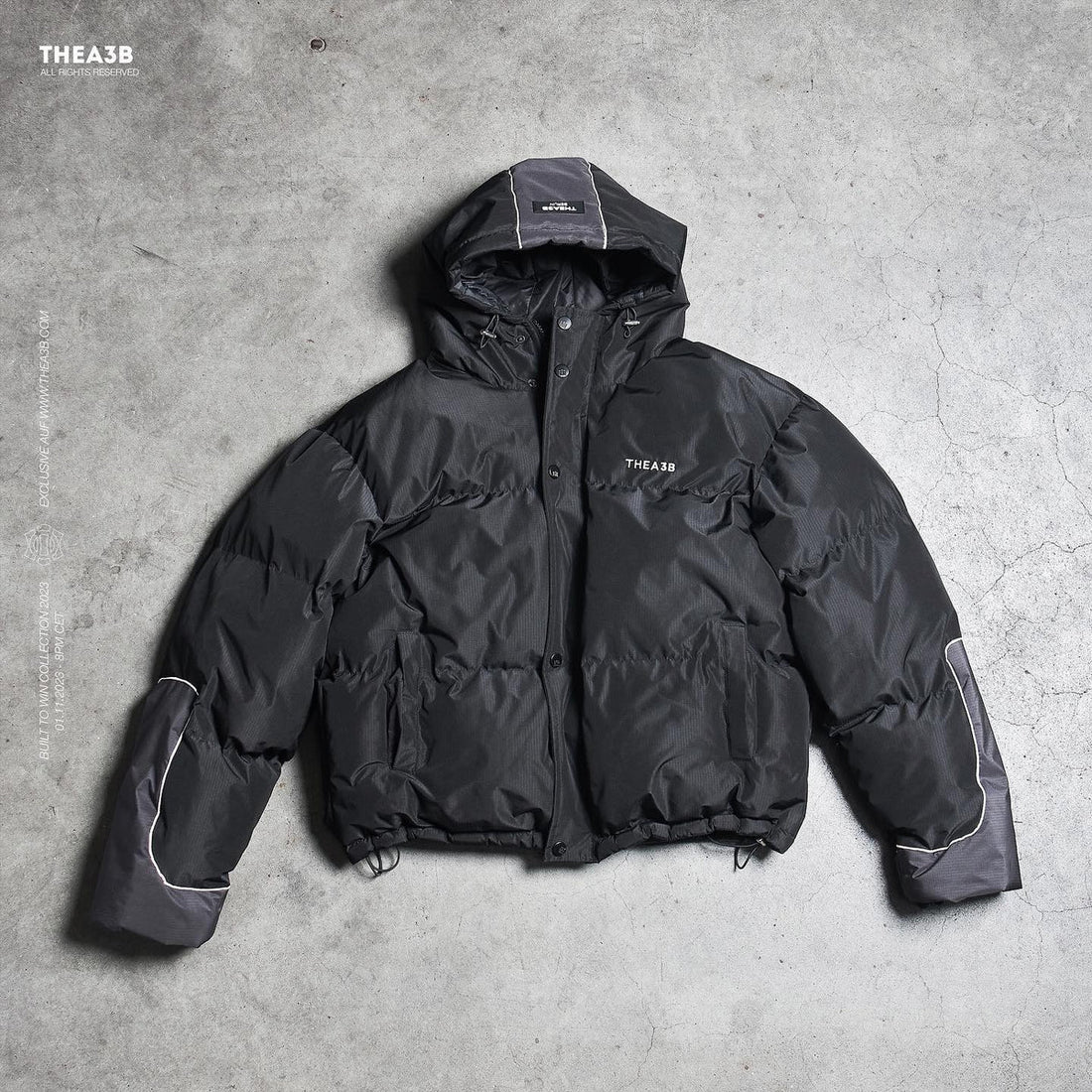 The A3b Jacket Puffer Black